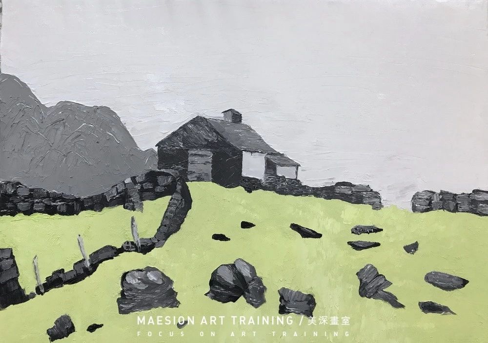 深圳学习绘画南山分部油画4